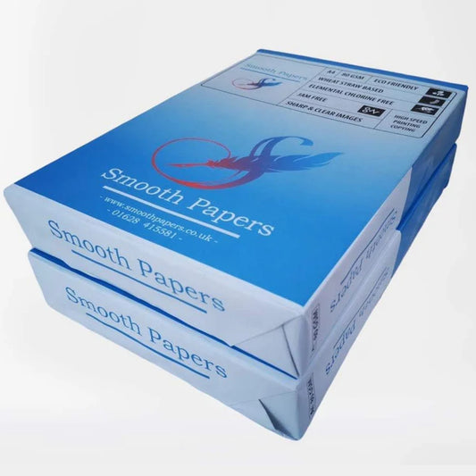 75 GSM A4 White Printer Paper Ream - Multifunction Laser Inkjet Paper (Pack of 5 Reams)